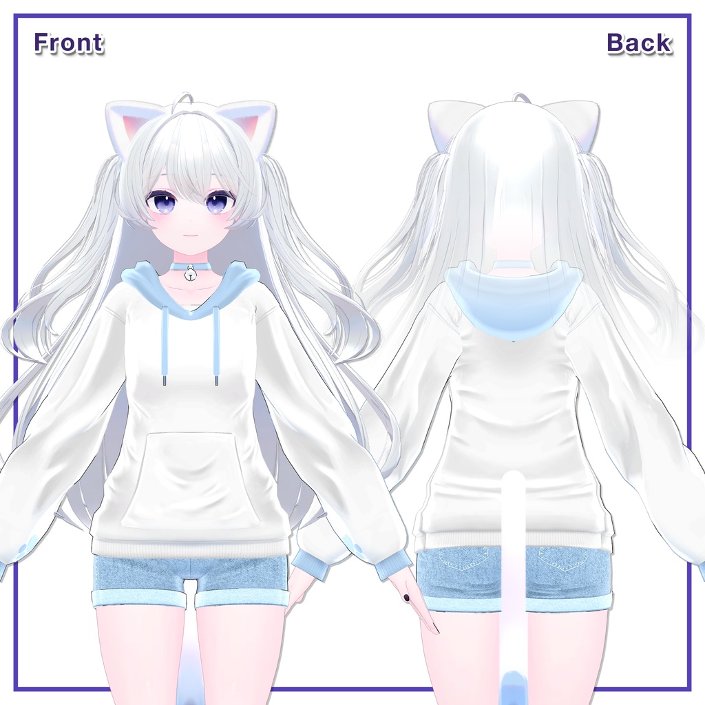 Roll up Shorts & Hoodie for Lime,Chiffon / ロールアップショーツ&パーカー 【ライム用,シフォン用】 (C18)