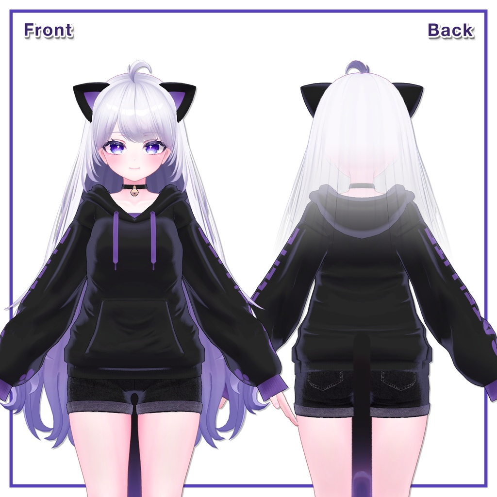 Roll up Shorts & Hoodie for Airi / ロールアップショーツ&パーカー 【愛莉用】 (C18)