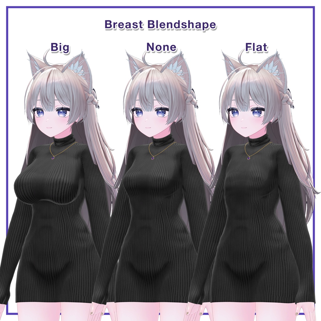 Turtleneck knit dress for Shinano / タートルネックニットワンピース【しなの用】 (C2)