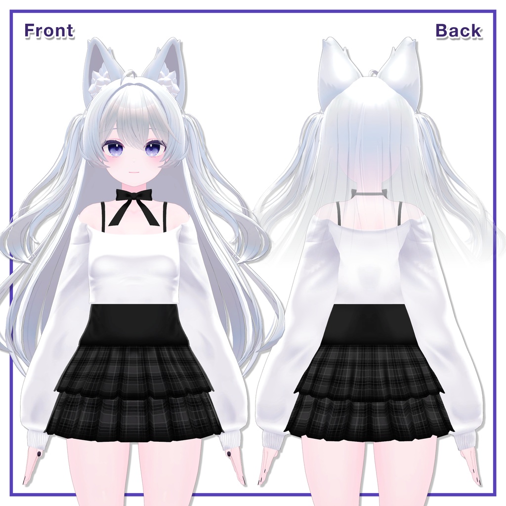 Offshoulder & Frillskirt for Lime,Chiffon / オフショルダー&フリルスカート【ライム用,シフォン用】 (C1) RE