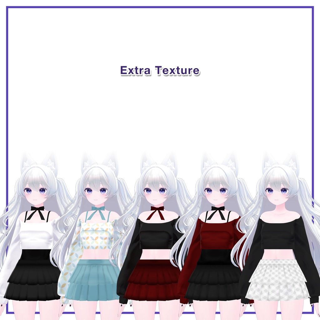 Offshoulder & Frillskirt for Lime,Chiffon / オフショルダー&フリルスカート【ライム用,シフォン用】 (C1) RE