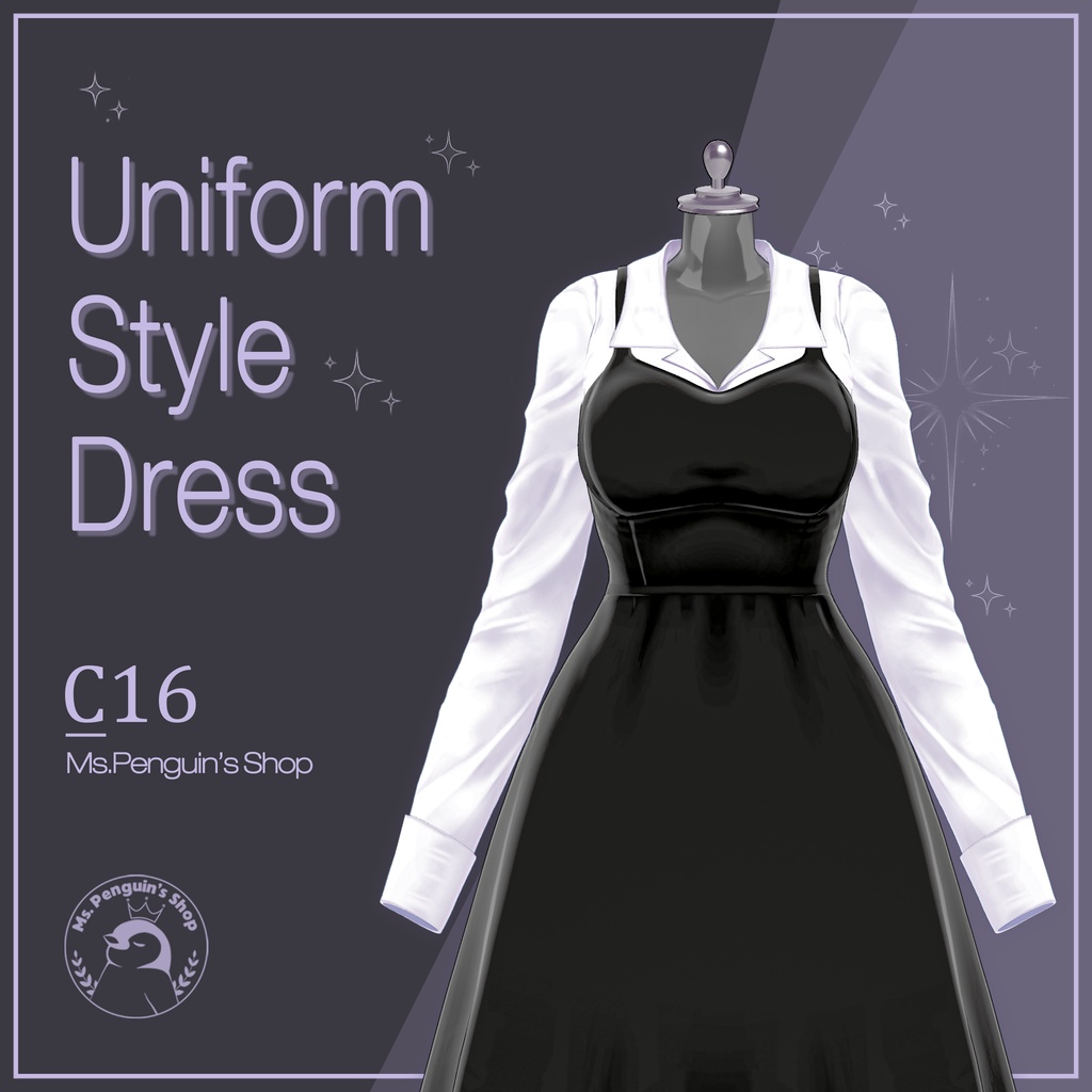 【10Avatars】Uniform Style Dress / ユニホームスタイルワンピース (C16)