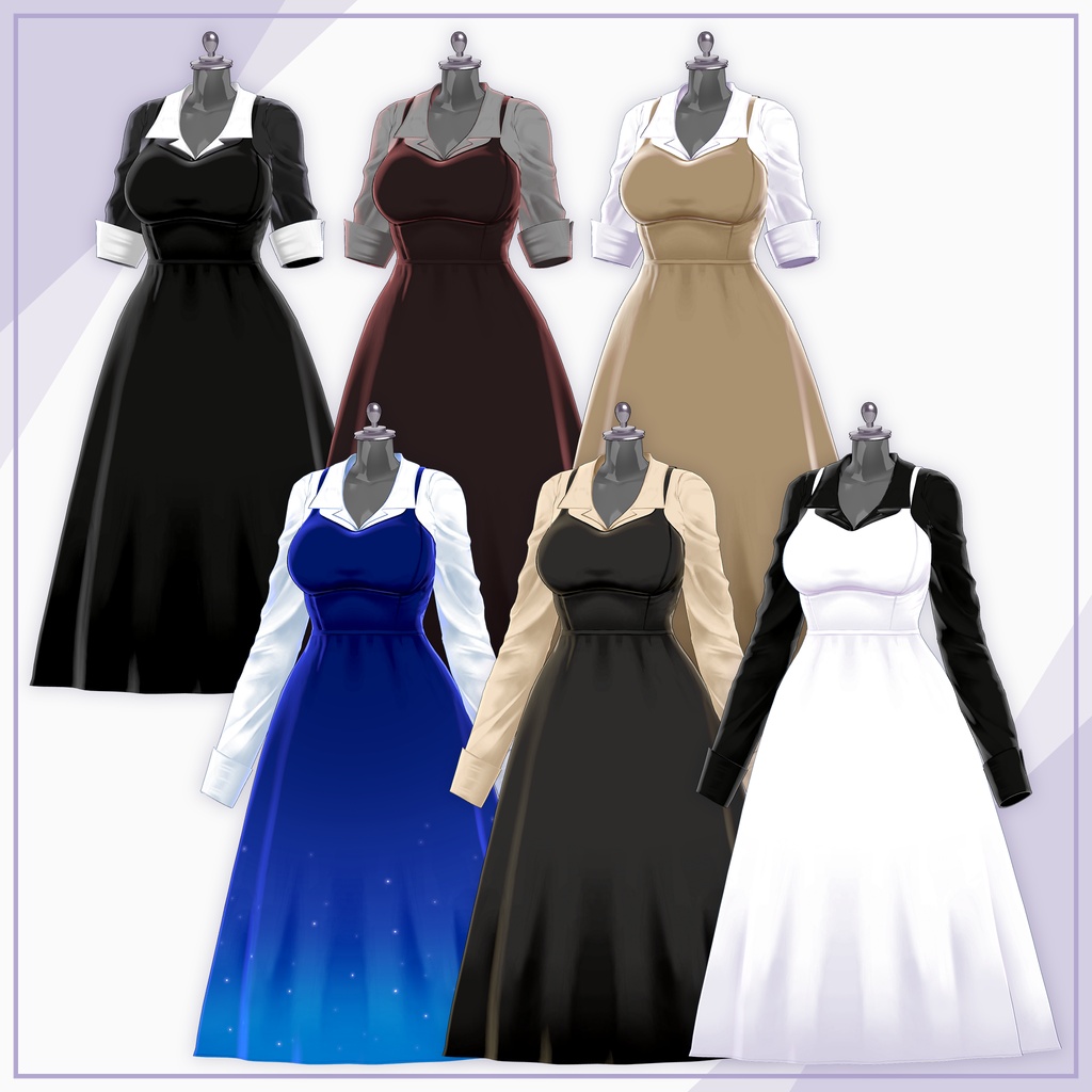 【10Avatars】Uniform Style Dress / ユニホームスタイルワンピース (C16)