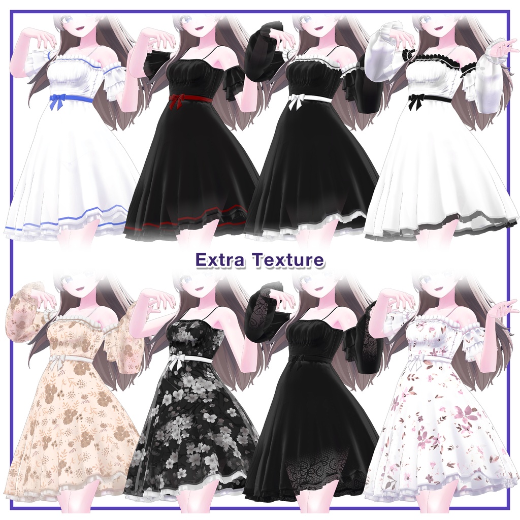 Summer Frill Dress for Shinano / サマーフリルワンピース【しなの用】 (C14)