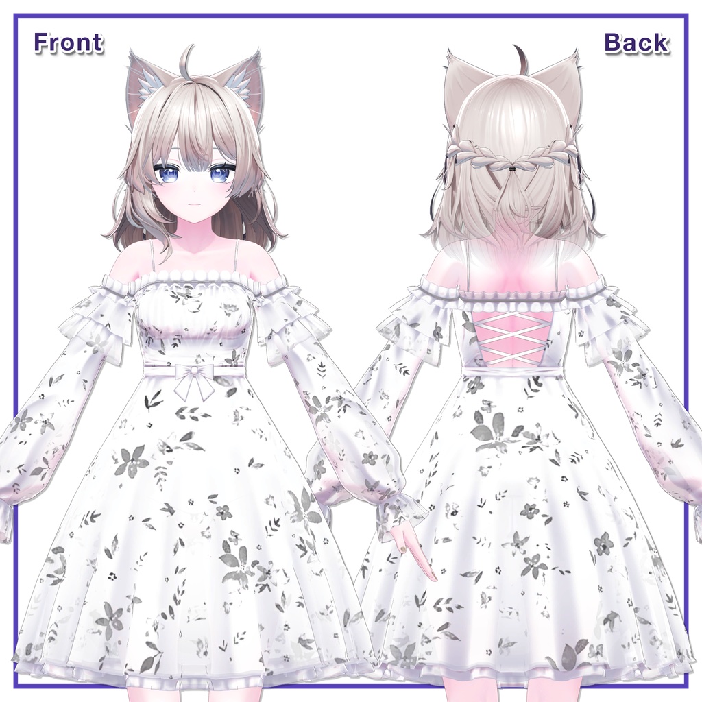 Summer Frill Dress for Shinano / サマーフリルワンピース【しなの用】 (C14)