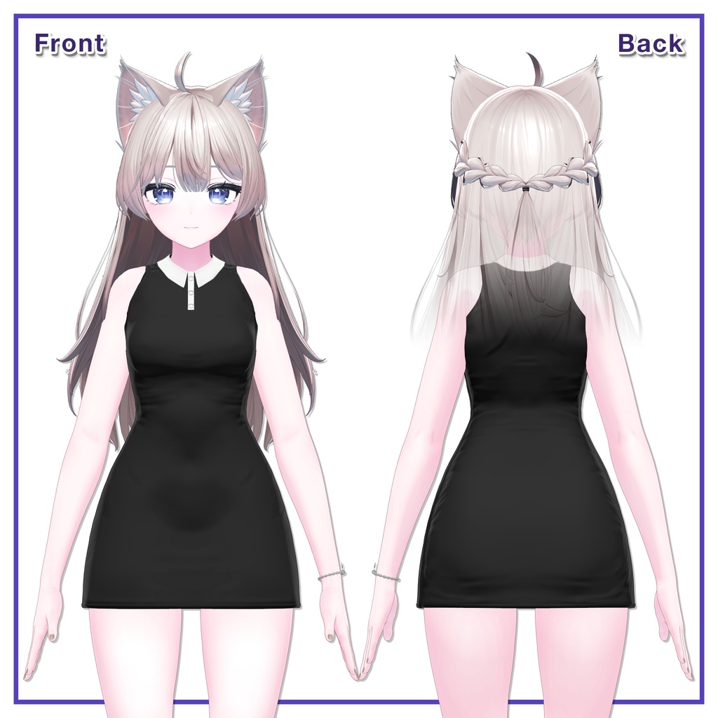 Short Sleeve Collar Dress for Shinano / 半袖襟ワンピース【しなの用】 (C15)