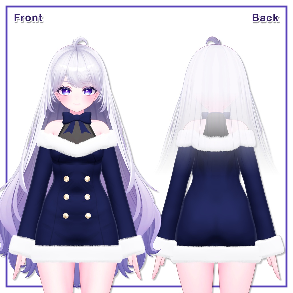 Winter Fur Dress for Airi / ウィンターファーワンピース【愛莉用】 (C6)