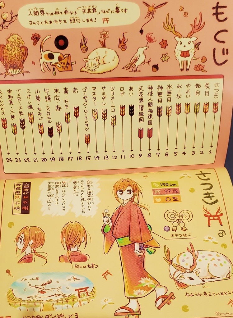 イラスト本 『天花きゃら紹介絵集』