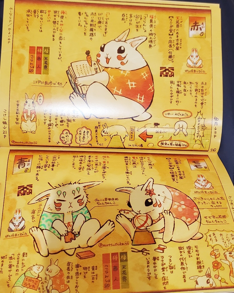 イラスト本 『天花きゃら紹介絵集』