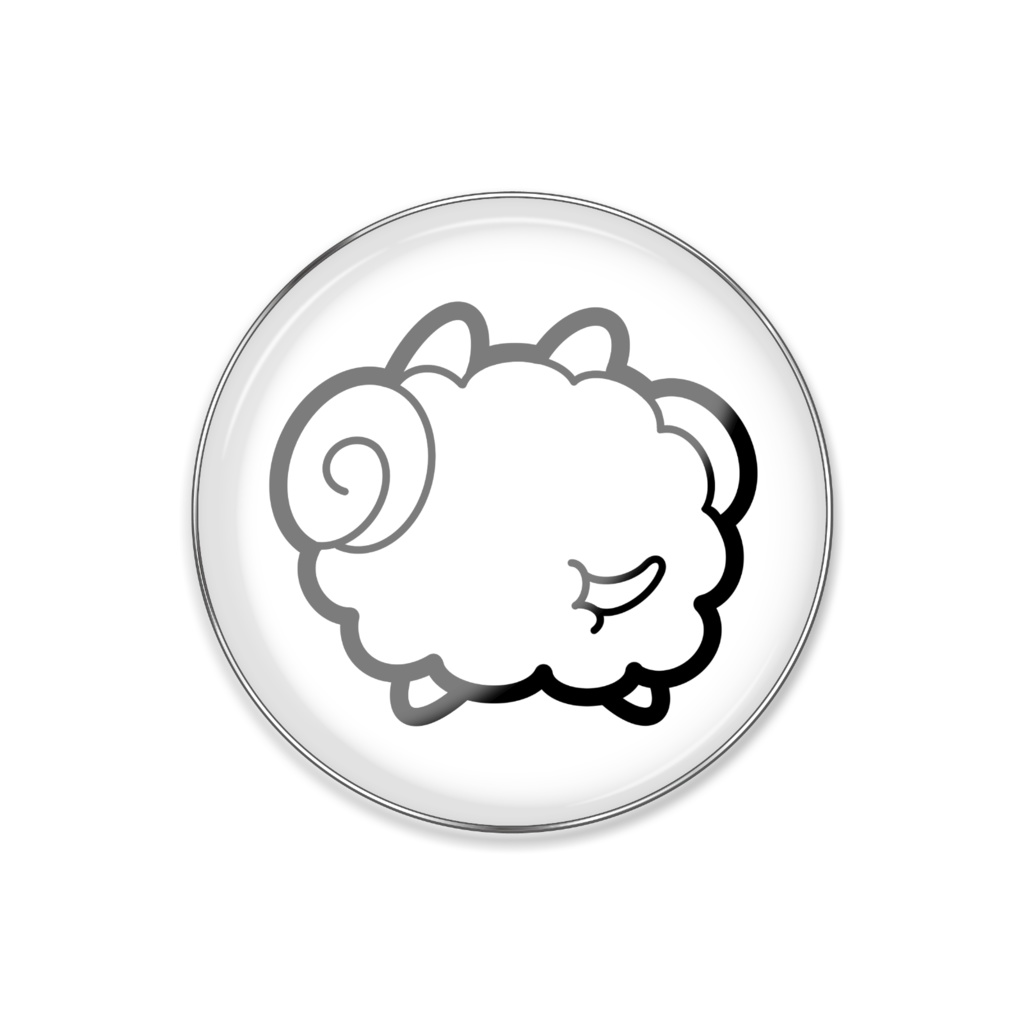 ふわちゃん　ピンバッジ