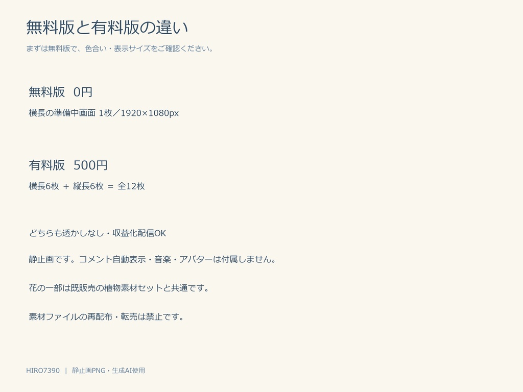 【無料お試しあり】青い花と読書の配信セット|横・縦12PNG/コメント枠・待機画面【AI使用】