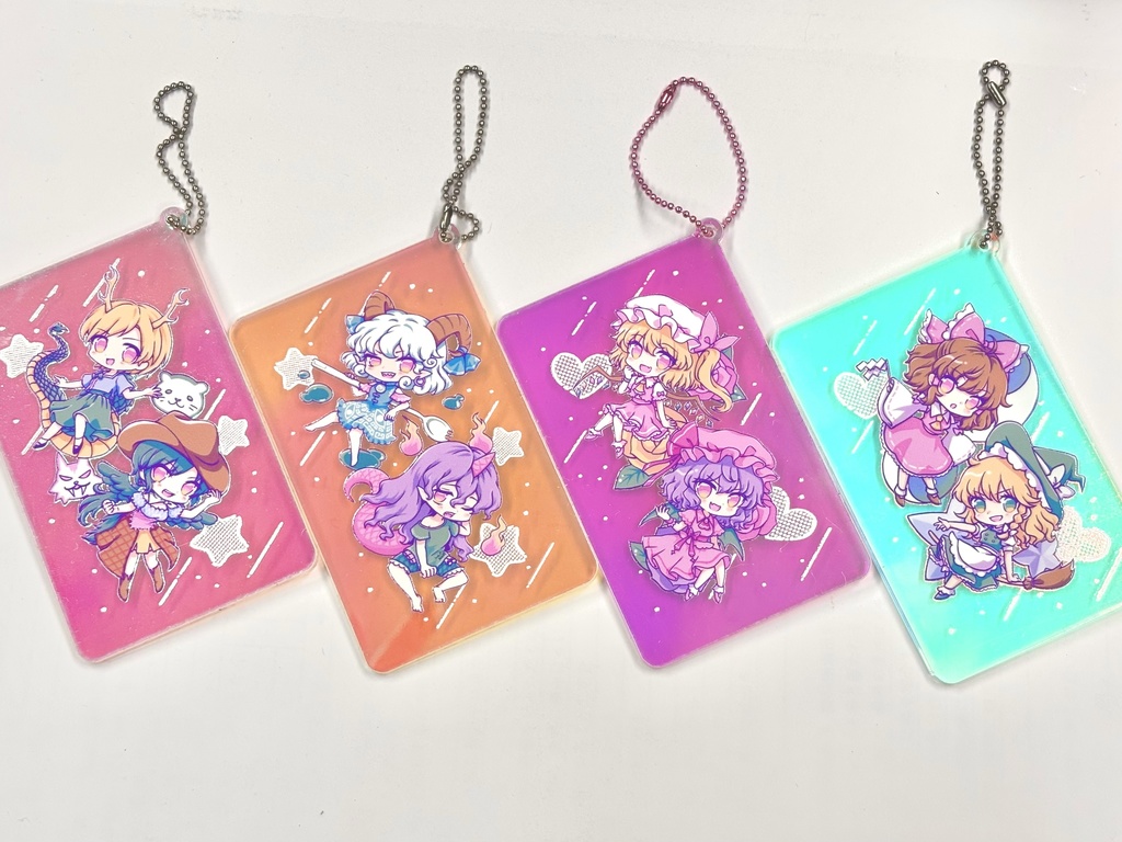 東方オーロラアクリルキーホルダー