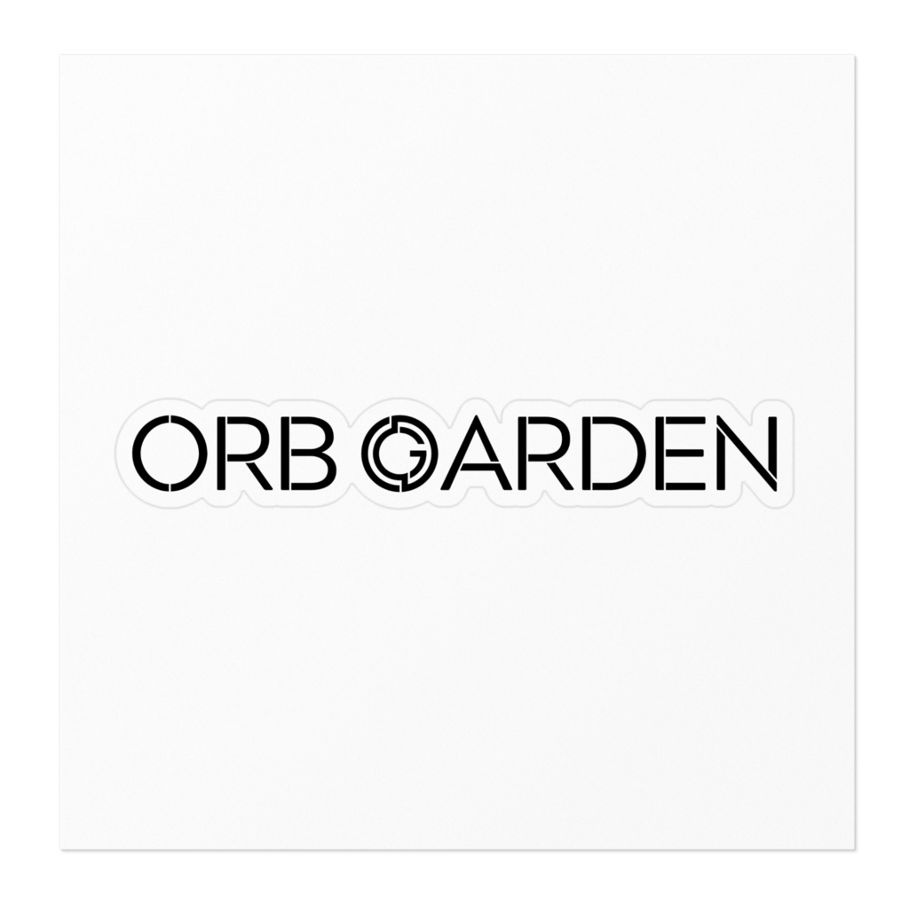 ORB GARDEN MONOTONE ステッカー