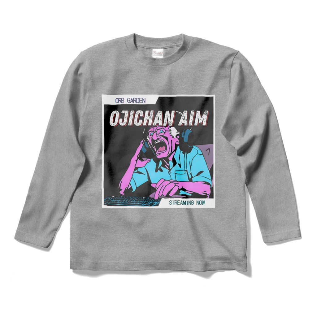 ORB GARDEN ANIMAL CLUTCH ロングTシャツ【おじいちゃんエイム】