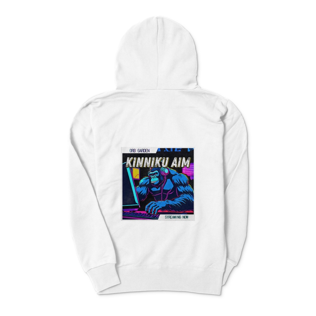 ORB GARDEN ANIMAL CLUTCH ジップパーカー【筋肉エイム】