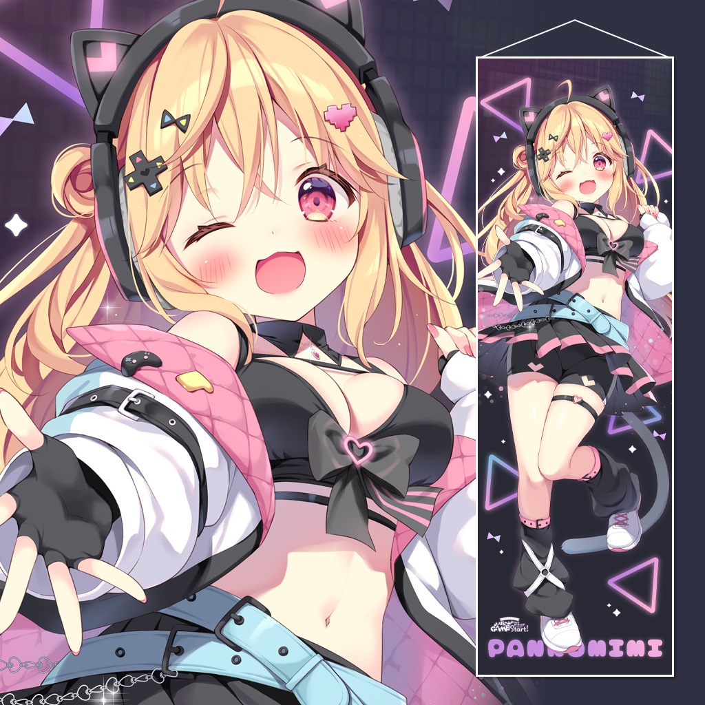 ぱんちゃん等身大タペストリー【12月14日受注〆切】