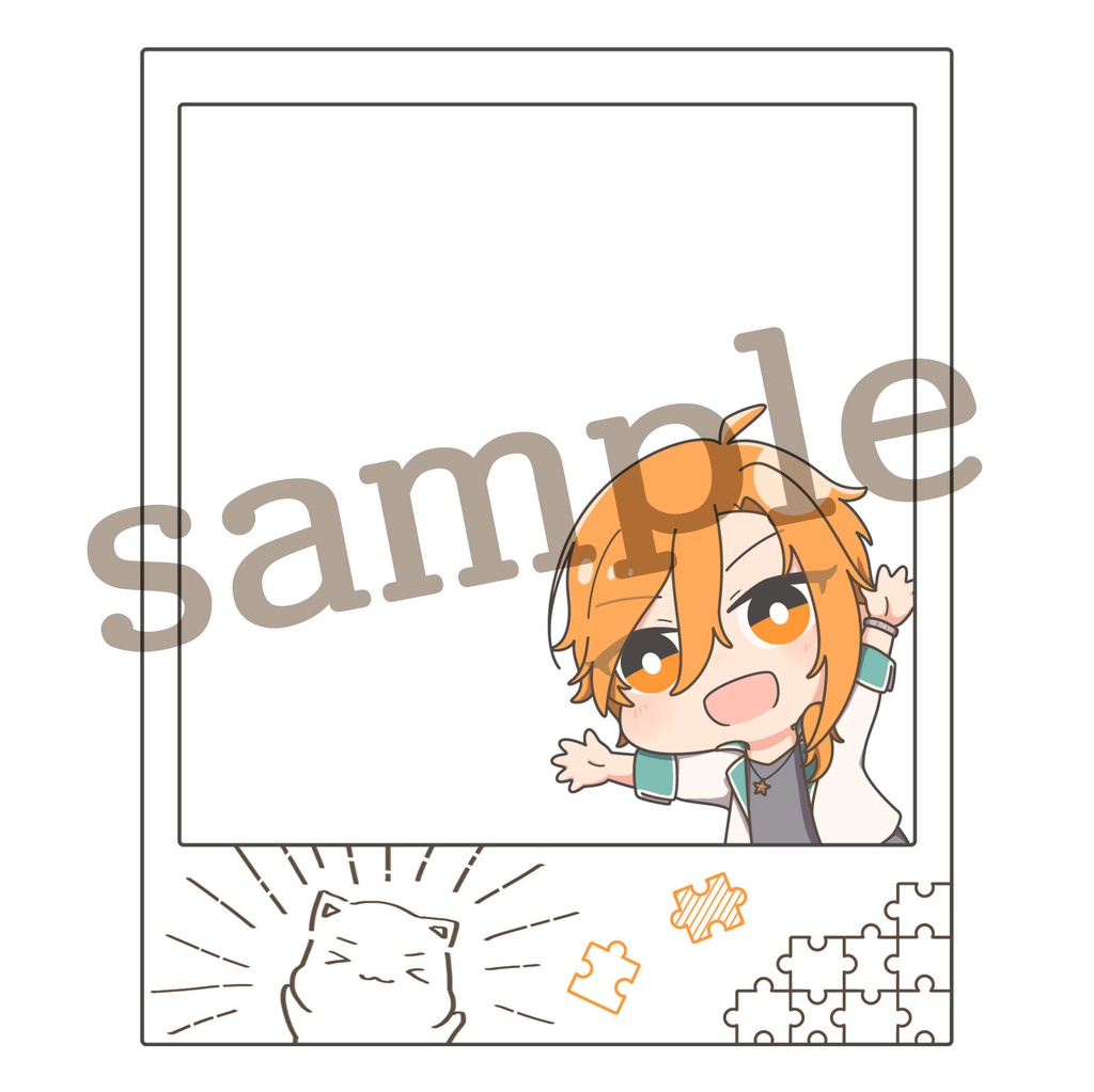 【非公式】チェキ風アクキー【ピースアパート】