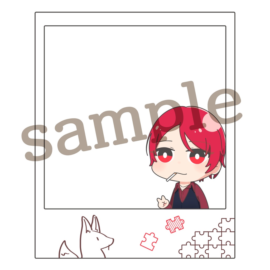 【非公式】チェキ風アクキー【ピースアパート】