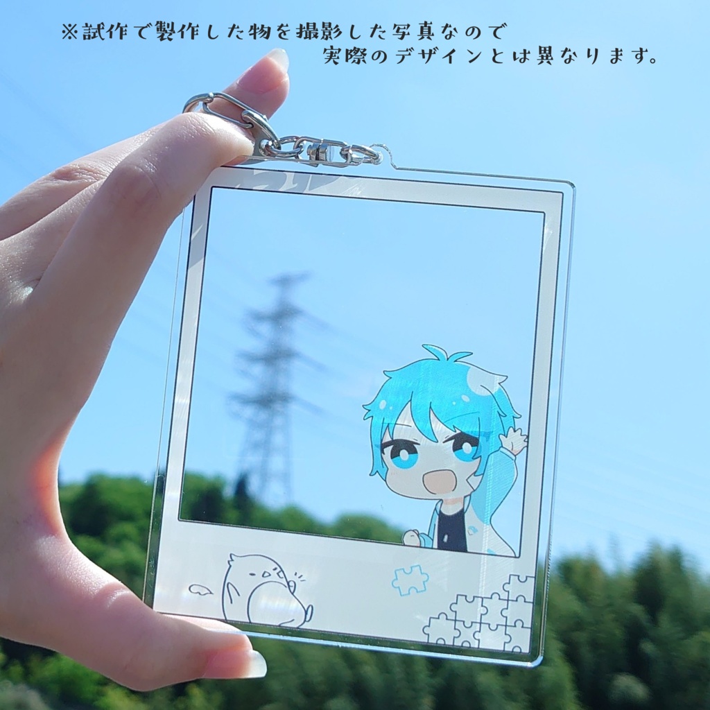 【非公式】チェキ風アクキー【ピースアパート】