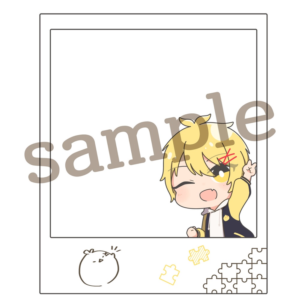 【非公式】チェキ風アクキー【ピースアパート】