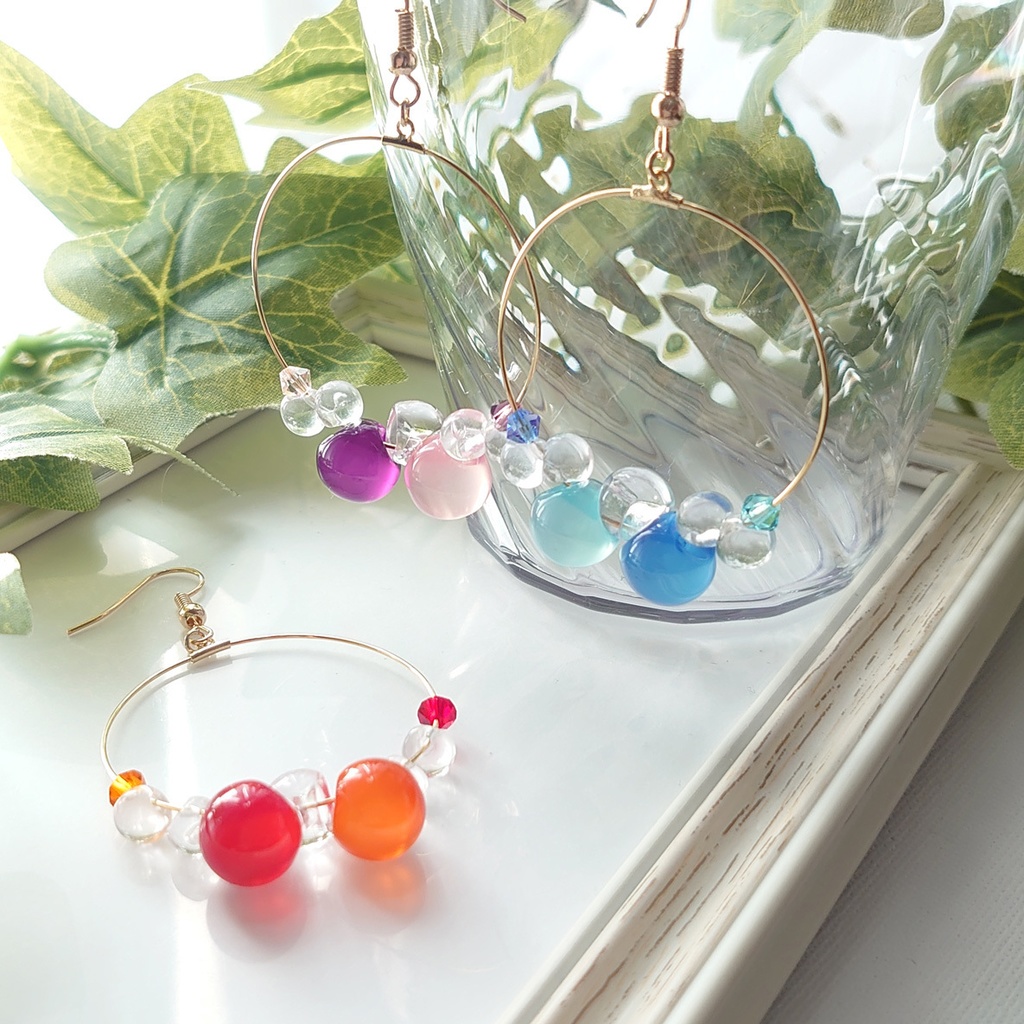 【後】ペア色 イヤーアクセ おてごろさん