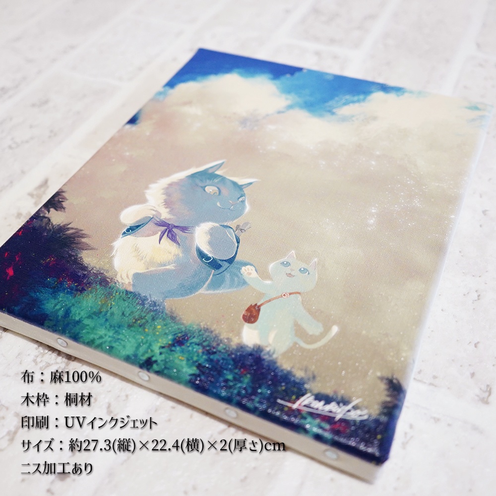 【在庫僅少品】はがね&しろがねのふたり旅キャンバス
