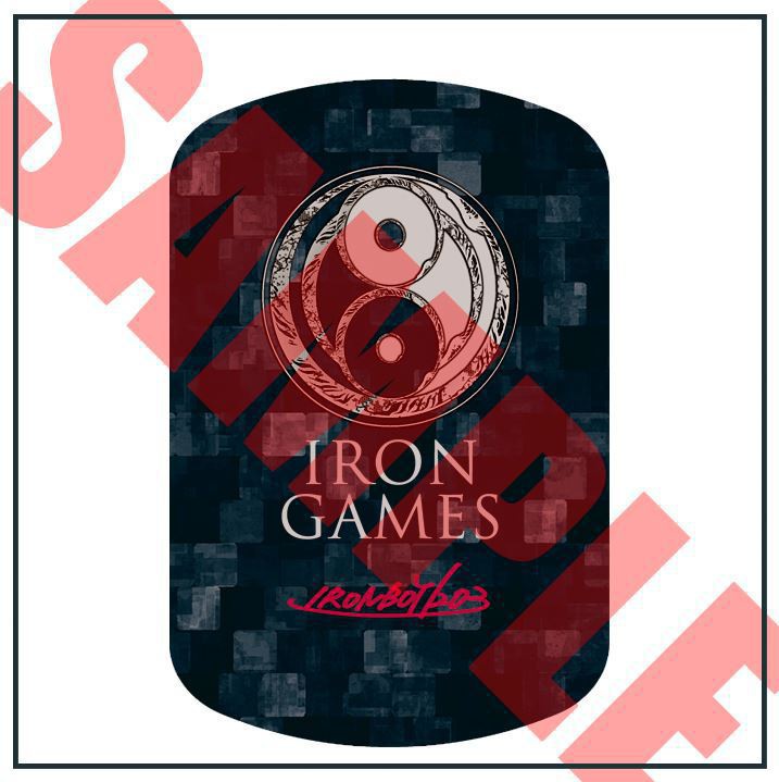 【キーホルダー】IRONBOY:アイアンボーイ/ドッグタグ型アクリルキーホルダー