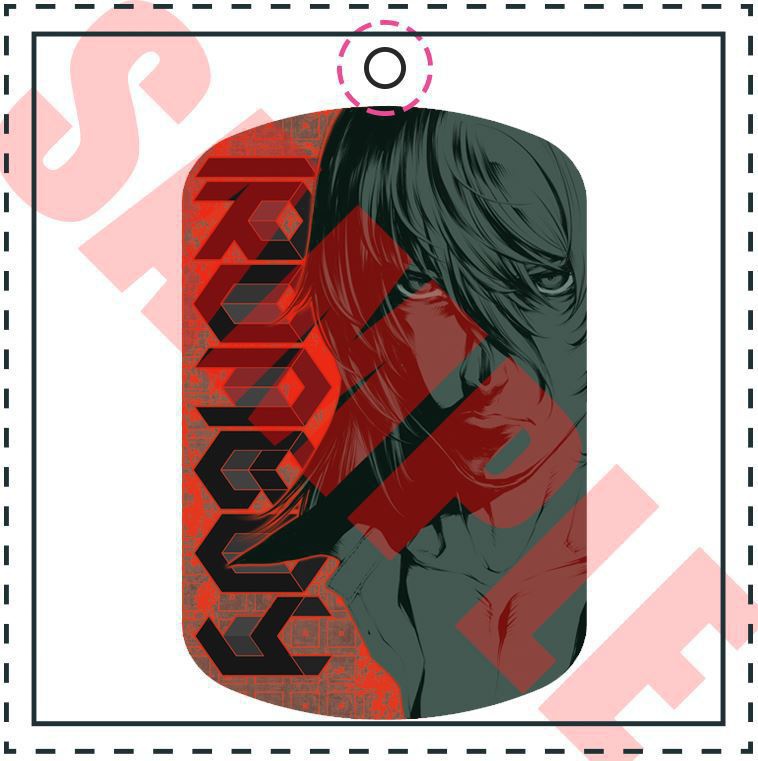 【キーホルダー】IRONBOY:アイアンボーイ/ドッグタグ型アクリルキーホルダー