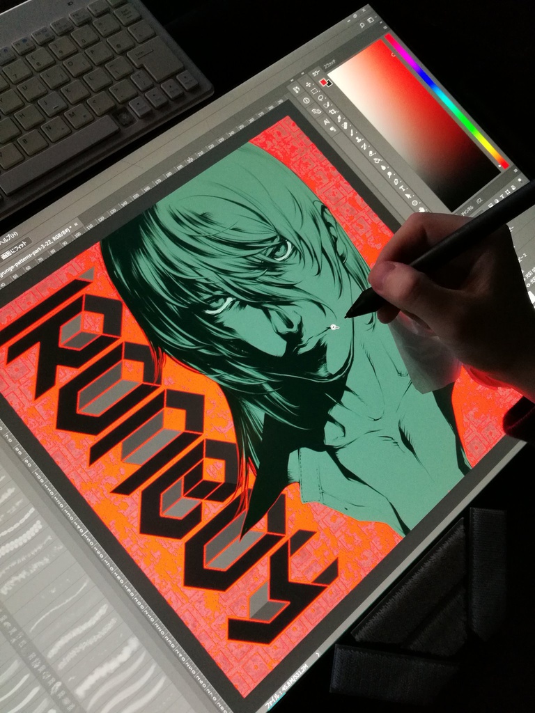 【キーホルダー】IRONBOY:アイアンボーイ/ドッグタグ型アクリルキーホルダー