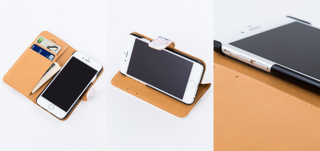 【手帳型iPhoneケース】IRONBOYオリジナル手帳型スマホケース