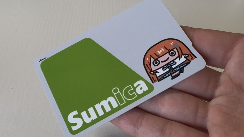 【非公式】紫雲清夏のICカードステッカー Sumica