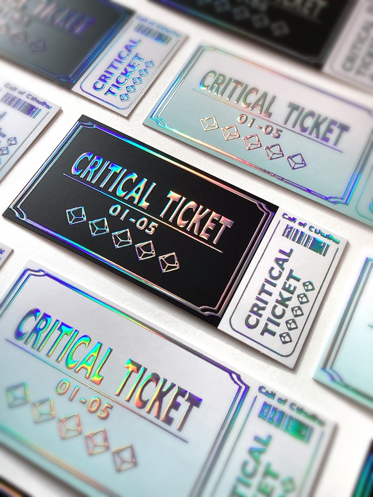 物理クリティカルチケット