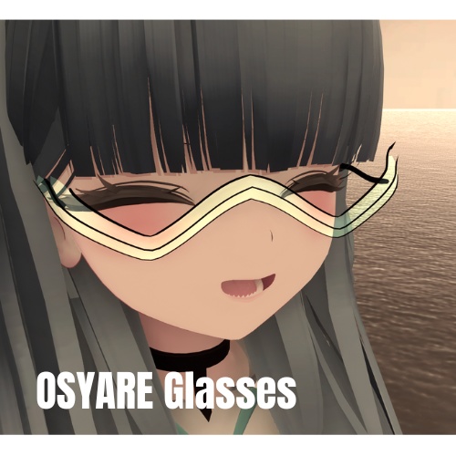 【VRChat】【眼鏡】おしゃれメガネ