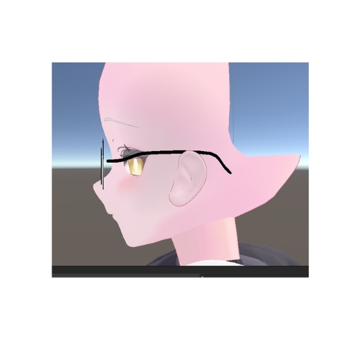 【VRChat】【眼鏡】おしゃれメガネ