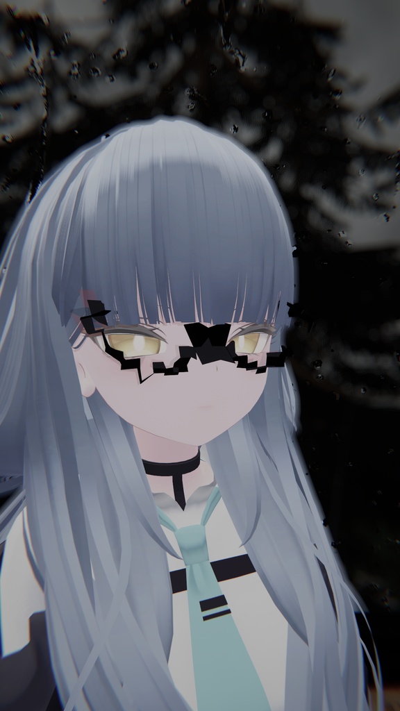 【VRChat】【眼鏡】8BIT風おしゃれメガネ