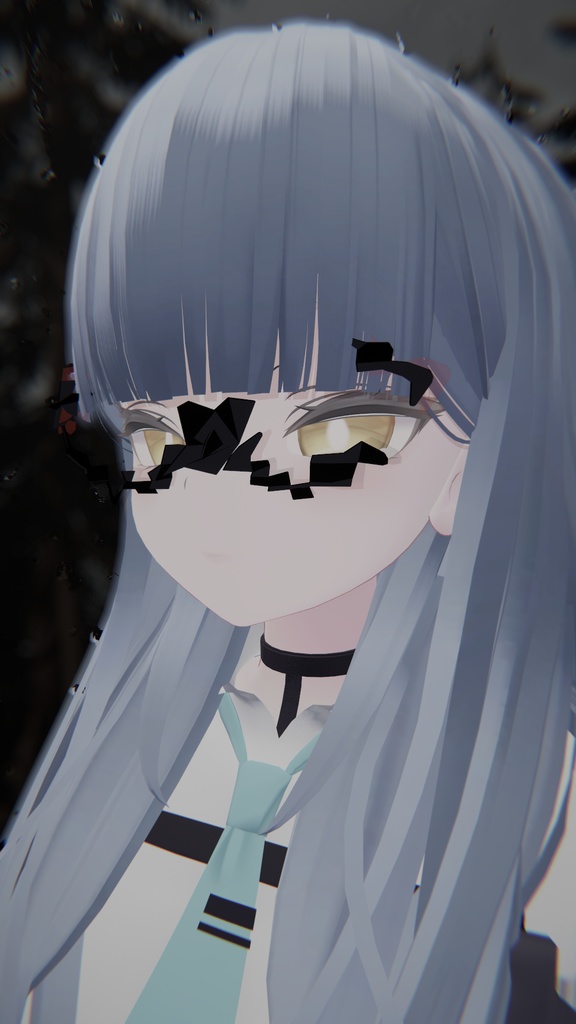 【VRChat】【眼鏡】8BIT風おしゃれメガネ