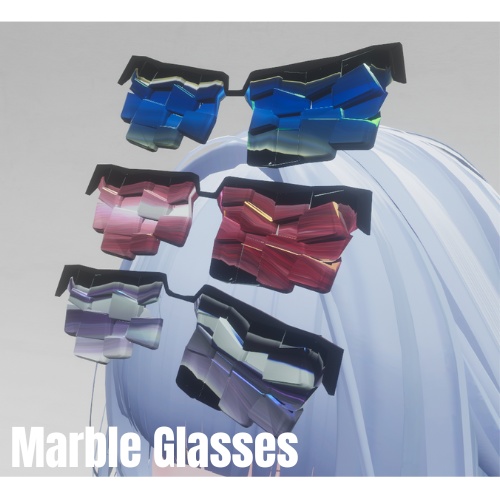 【VRChat】【眼鏡】クリスタルなメガネ