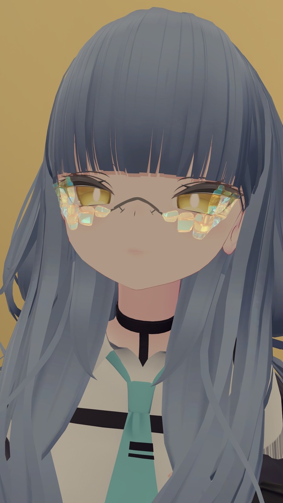 【VRChat】【眼鏡】マーメイドなメガネ