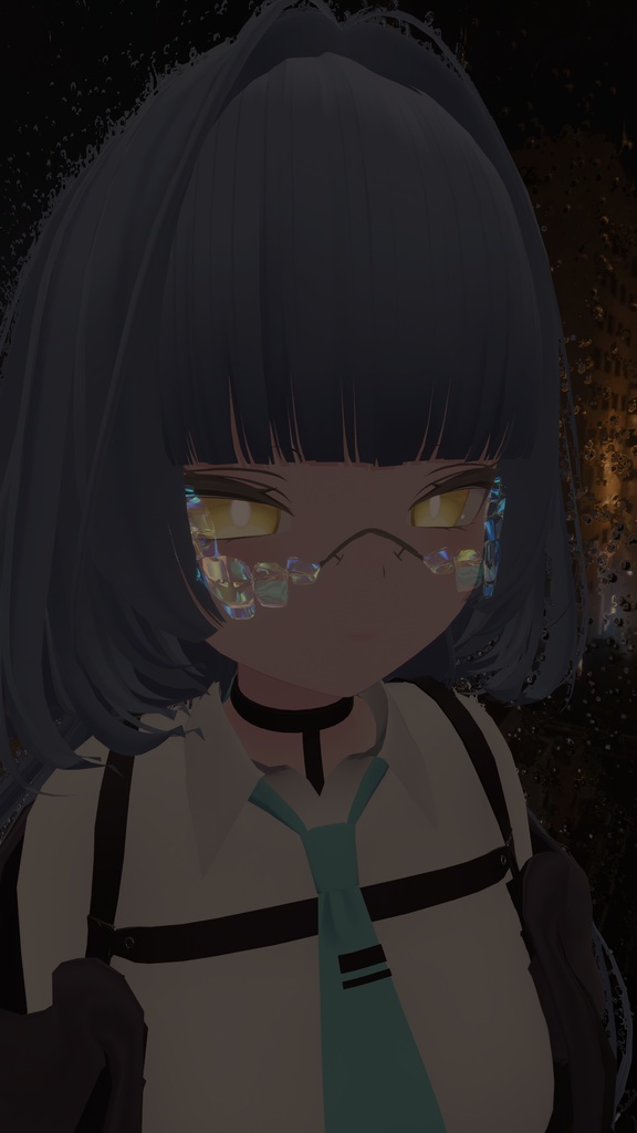 【VRChat】【眼鏡】マーメイドなメガネ