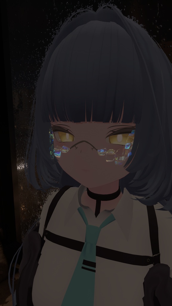 【VRChat】【眼鏡】マーメイドなメガネ