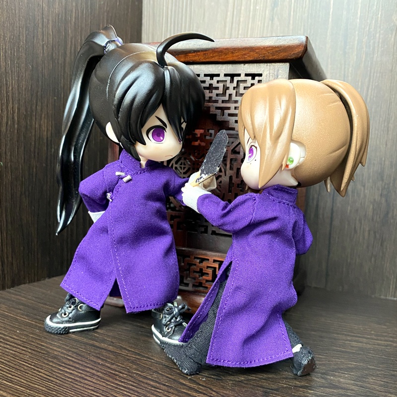 1/12サイズ◆チャイナ服(長袍・紫①)