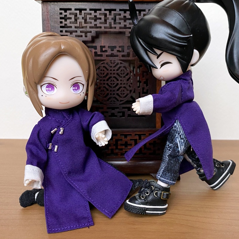 1/12サイズ◆チャイナ服(長袍・紫①)