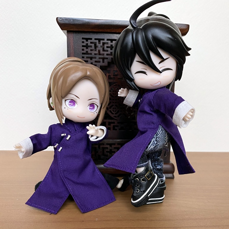 1/12サイズ◆チャイナ服(長袍・紫①)