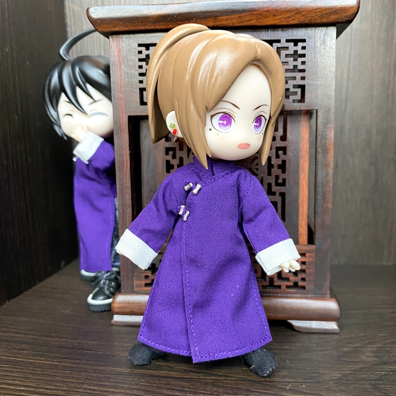 1/12サイズ◆チャイナ服(長袍・紫①)