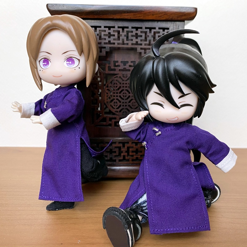 1/12サイズ◆チャイナ服(長袍・紫①)