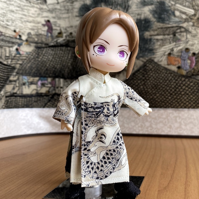 1/12サイズ◆チャイナ服（長袍・金竜Ⅲ）/チャンパオ