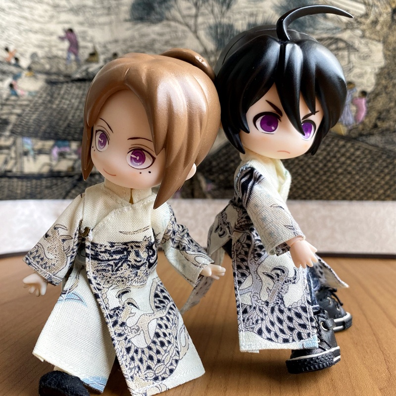 1/12サイズ◆チャイナ服（長袍・金竜Ⅲ）/チャンパオ