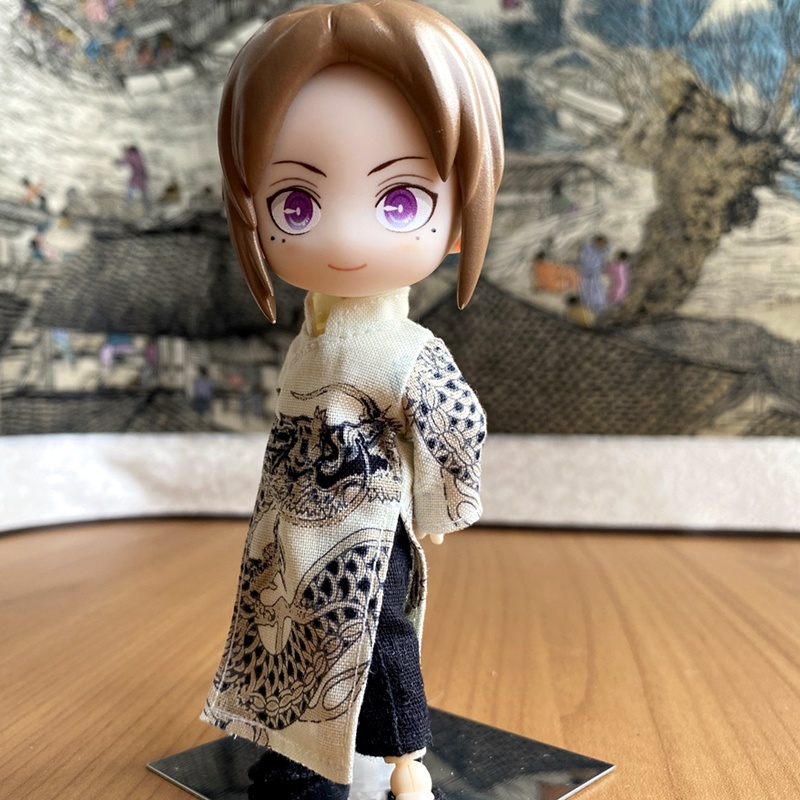 1/12サイズ◆チャイナ服（長袍・金竜Ⅲ）/チャンパオ