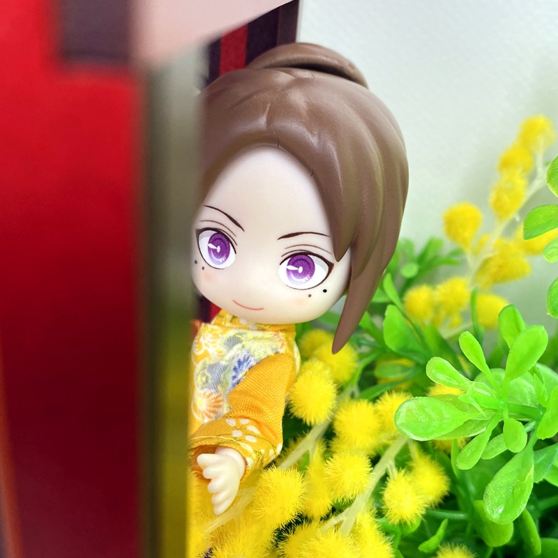 1/12サイズ◆チャイナ服（長袍・花黄）/チャンパオ