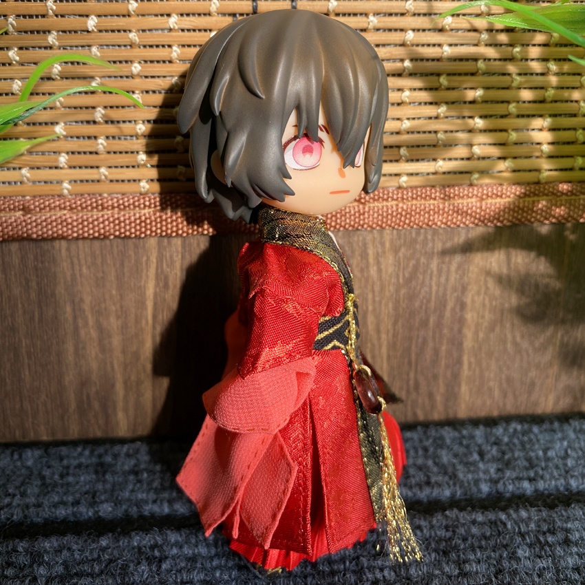 1/12サイズ◆チャイナ服（漢服Ⅱ・赤金）/チャイナ　漢服　古代中国